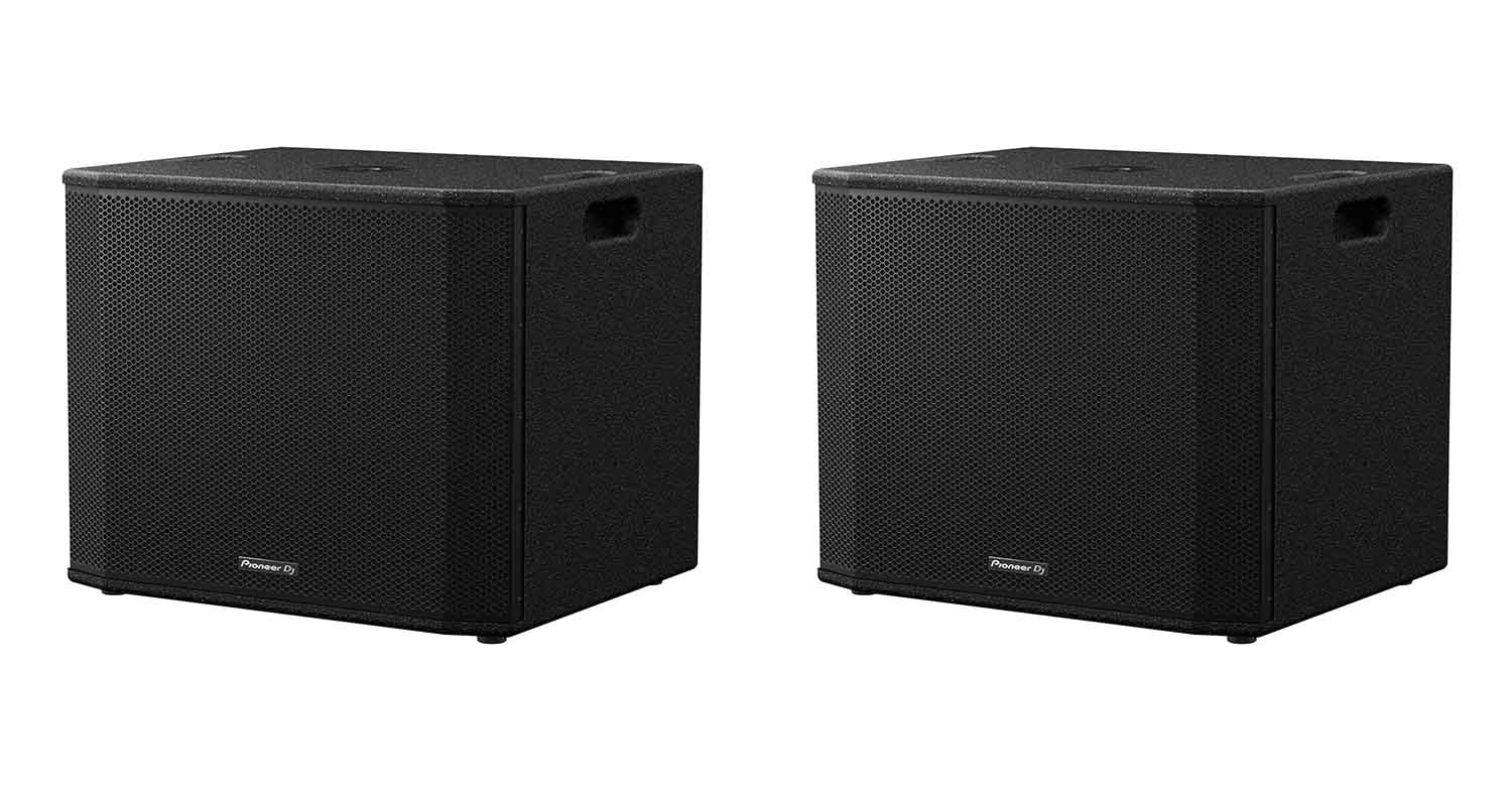 Pioneer DJ XPRS1182S 18-inch Active Subwoofer Dual Package - Hollywood DJ