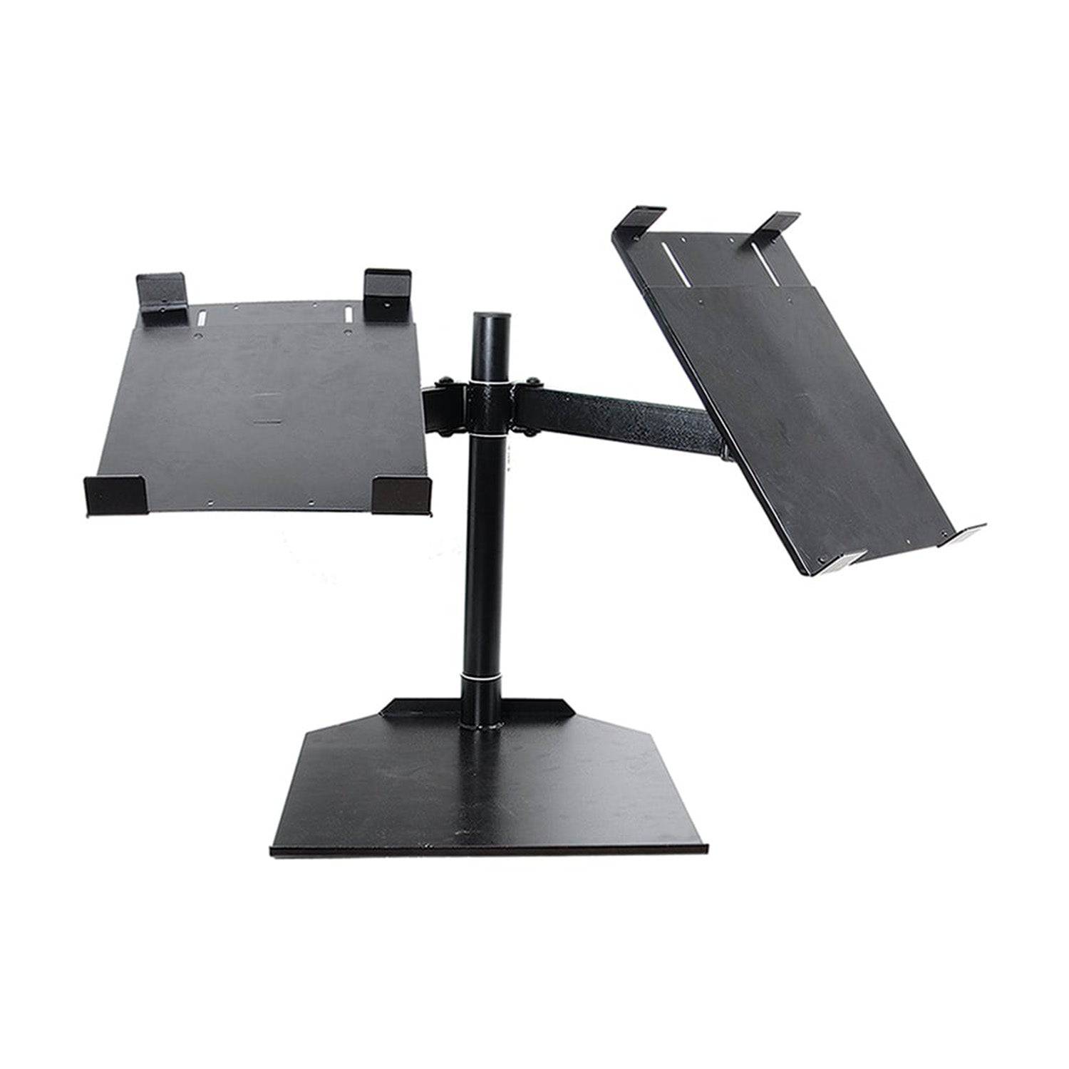 Novopro CDJDUAL+ CDJ Fully Adjustable Dual Table Stand - Hollywood DJ
