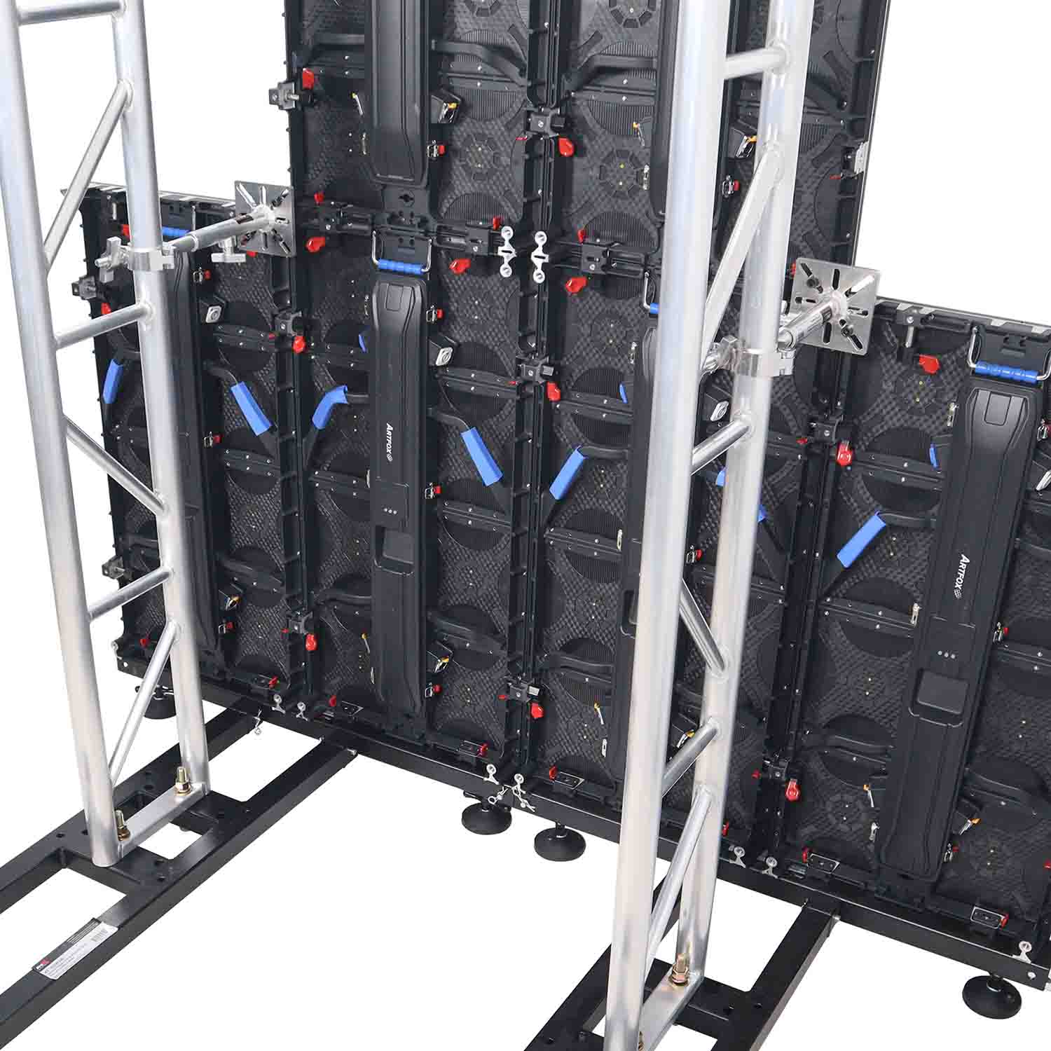 ProX XT-TC5LEDPA 10-13" LED Wall Mounting Plate to Extension 2" Pole Truss Clamp for Ground Stacking and Hanging - Hollywood DJ