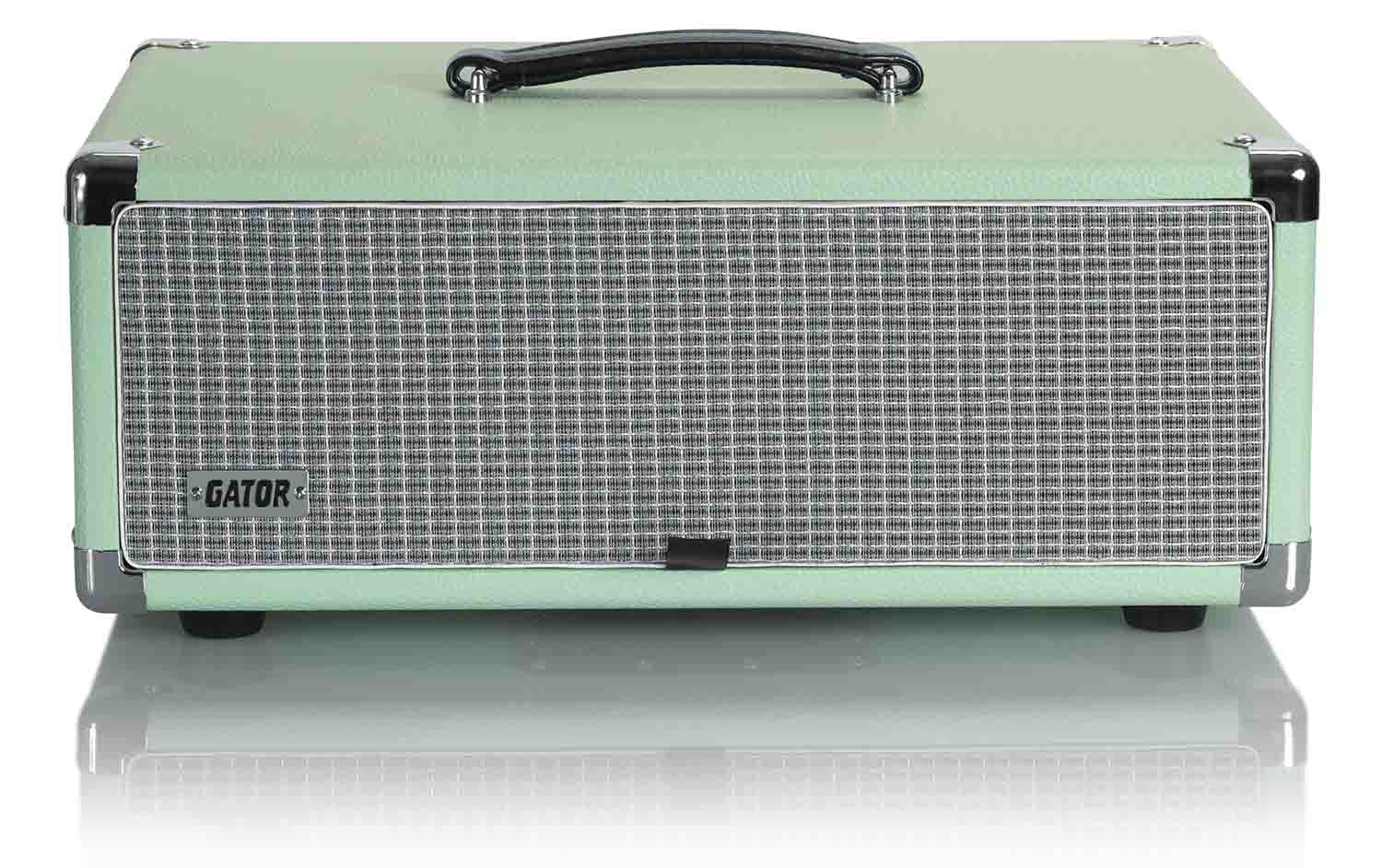Gator Cases GR-RETRORACK-3SG Vintage Amp Vibe Rack Case – 3U Seafoam Green - Hollywood DJ