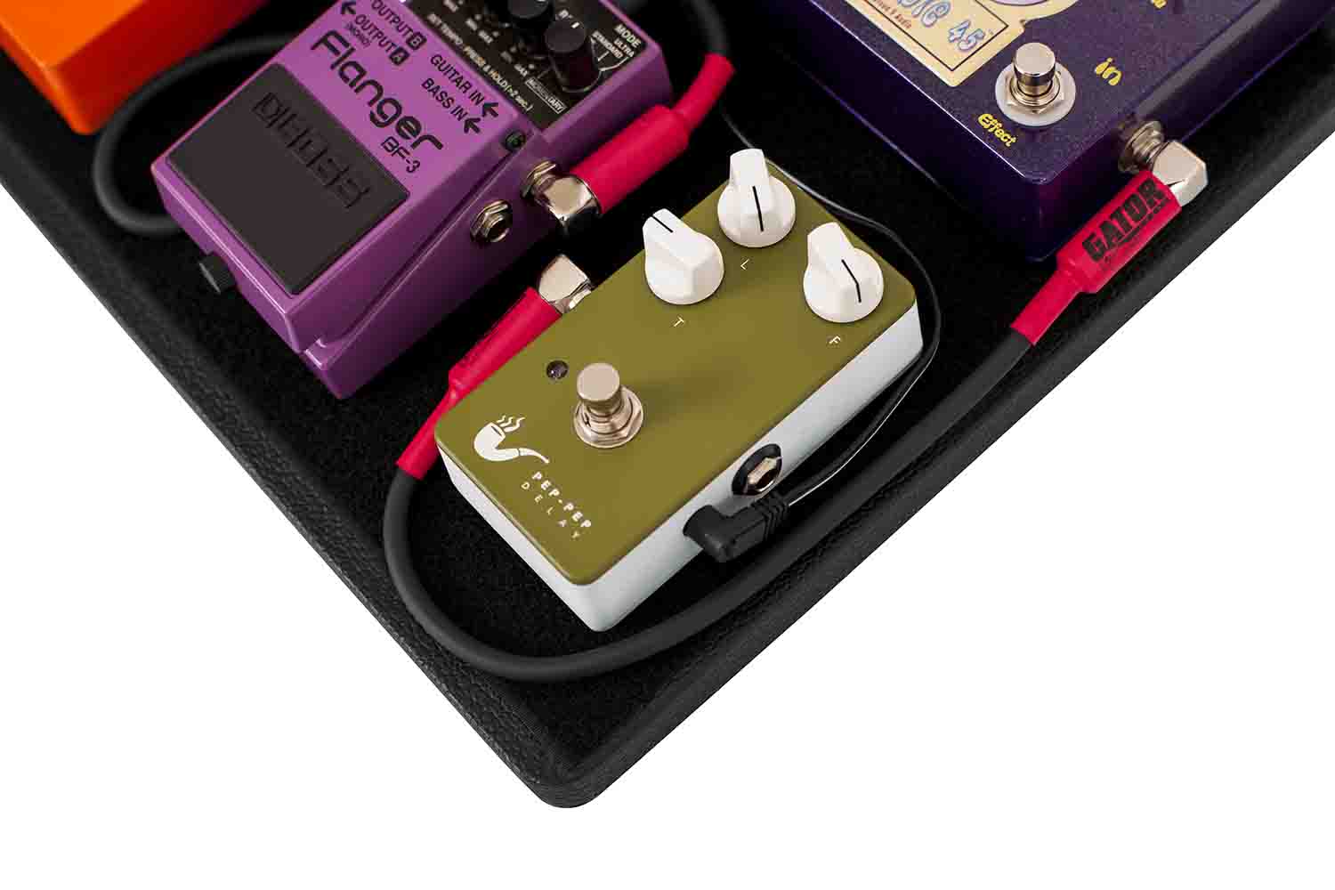 Gator Cases GPT-BLACK Guitar Pedal Board with Nylon Carry Bag - Black - Hollywood DJ