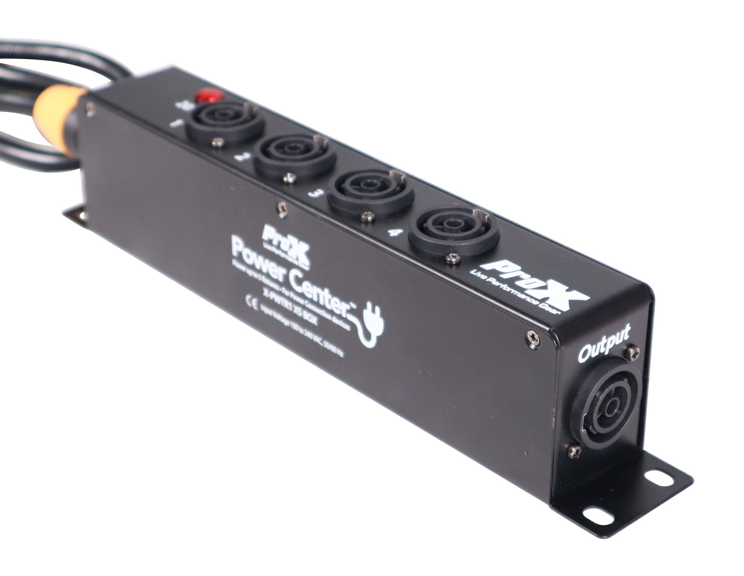 ProX X-PWTR1X5 BOX, 4-Way Power Splitter Box for True Power Connection by ProX Cases