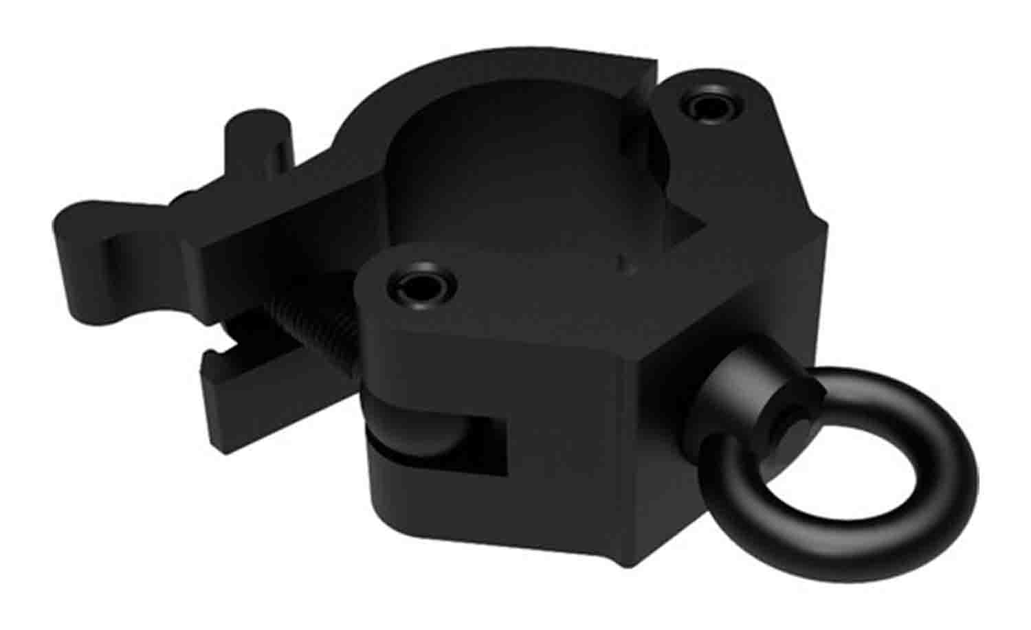 Global Truss X-PRO EYE CLAMP/M12 BLK Heavy-Duty X-Pro Clamp with M12 Eye Nut - Black - Hollywood DJ