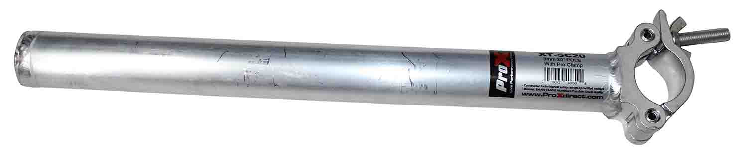 ProX XT-SC20 20" Pole with Pro Clamp - 3mm - Hollywood DJ
