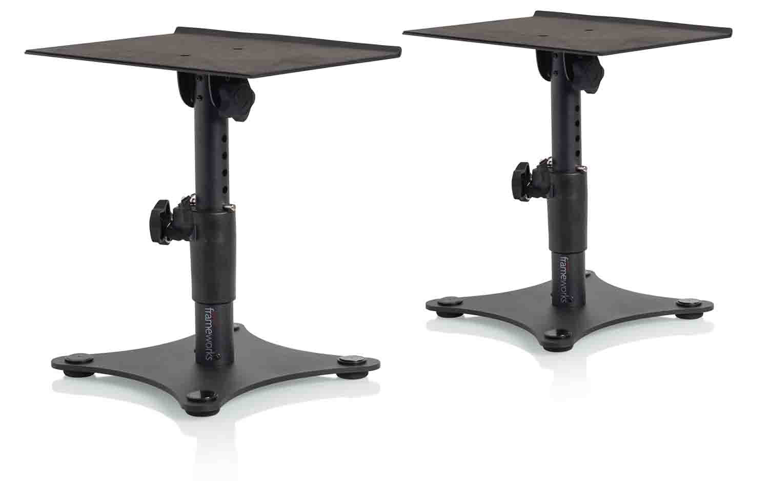Gator Frameworks GFWSPKSTMNDSK Frameworks Desktop Studio Monitor Stand - Hollywood DJ