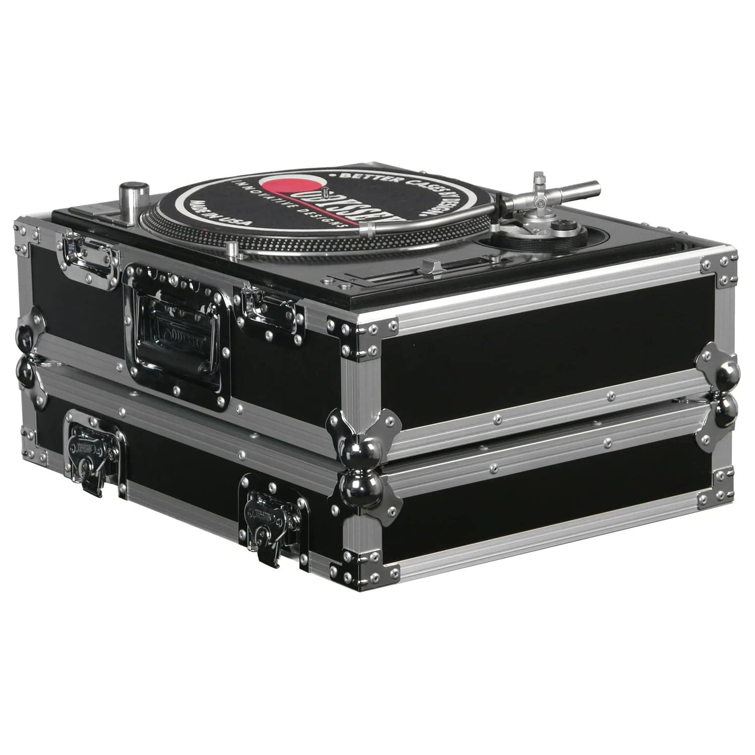 Open Box - Odyssey FR1200E, Universal Turntable Flight Case - Hollywood DJ