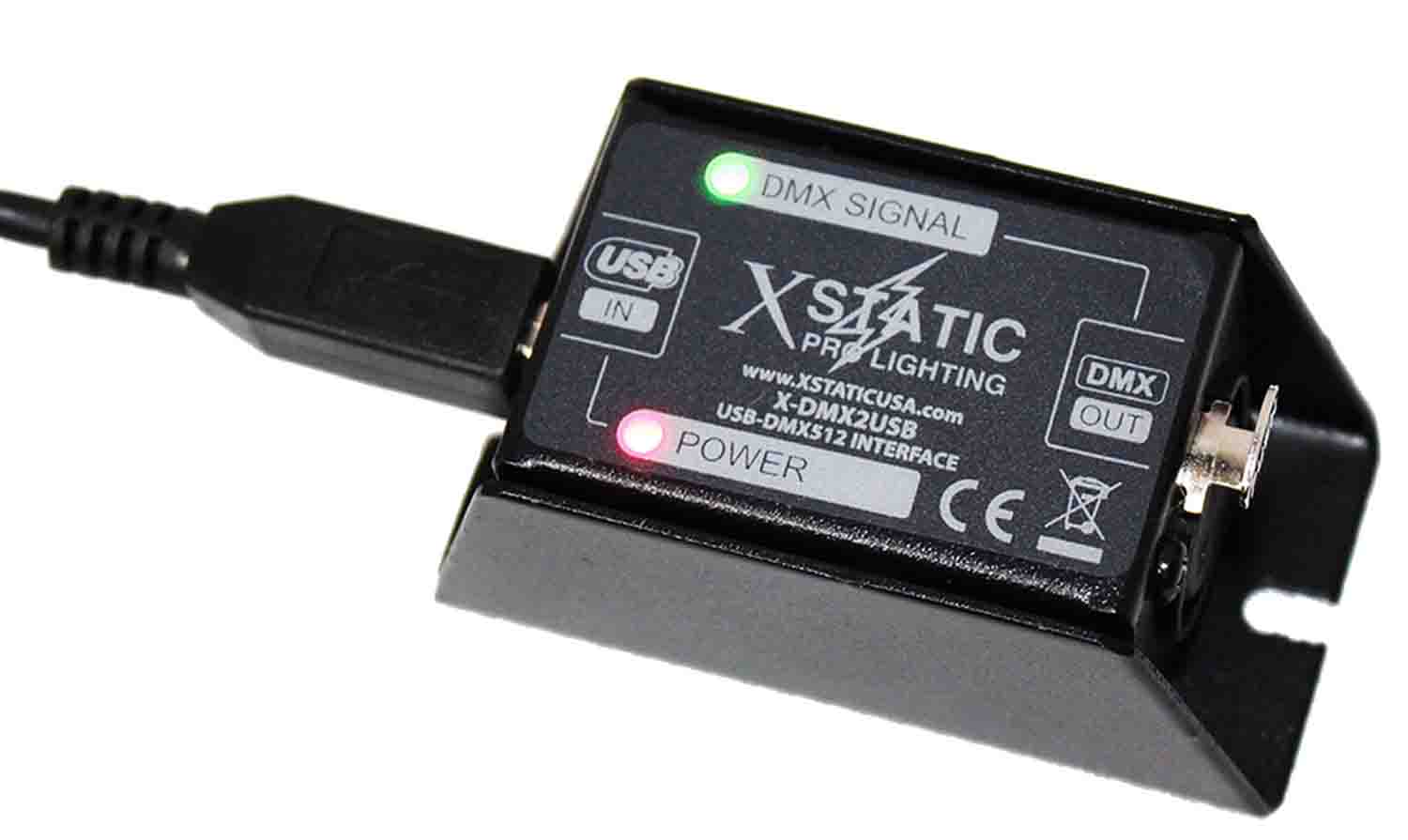 ProX X-DMX2USB USB to DMX 512 Converter Interface Open DMX Chipset FTDI-232 - Hollywood DJ