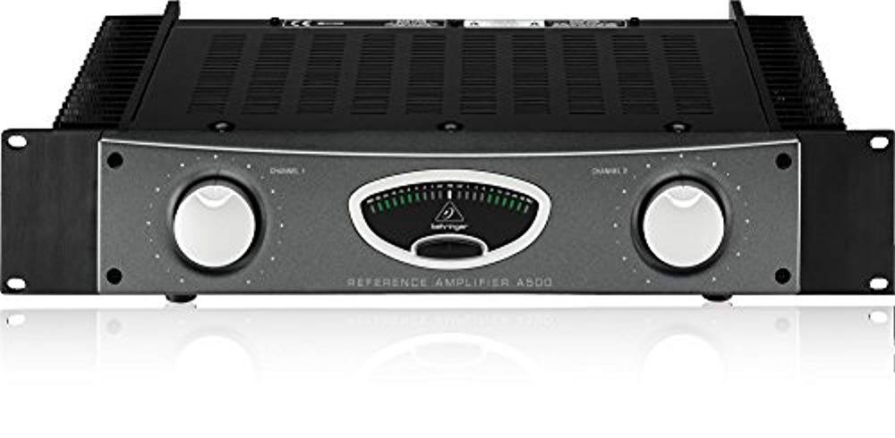 Behringer A500 Professional 600-Watt Reference-Class Studio Power Amplifier - Hollywood DJ
