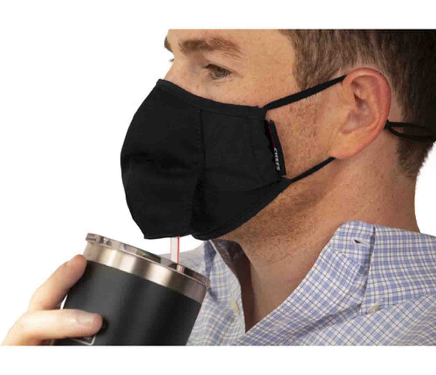 Gator Cases GBOM-XSMALLBK X-Small Wind Instrument Face Mask - Hollywood DJ