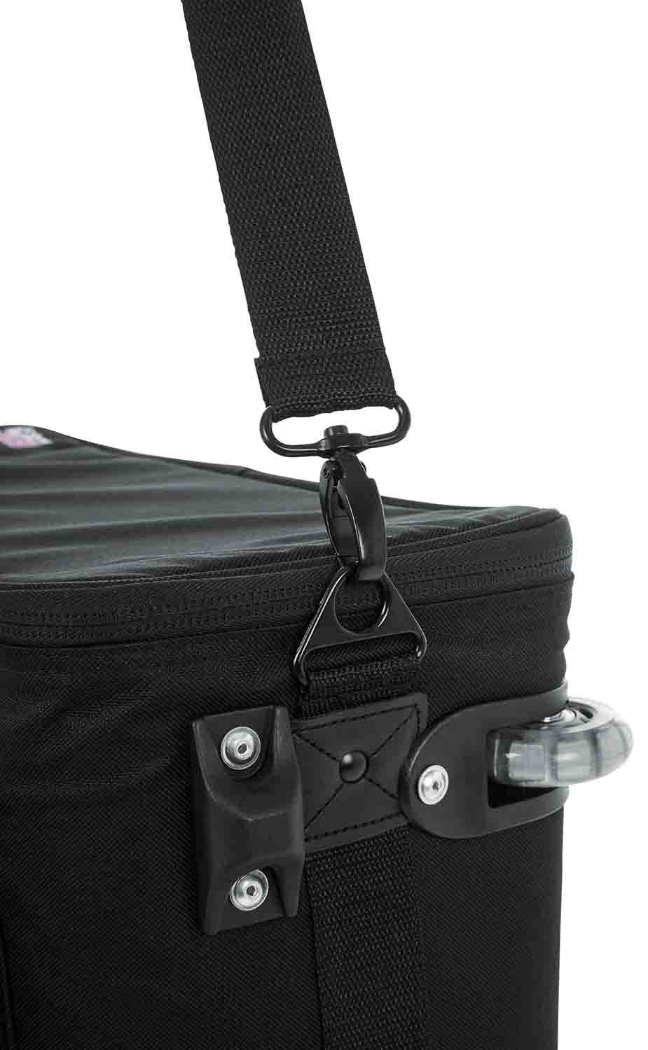 Gator Cases GR-RACKBAG-2UW, 2U Lightweight Rolling Rack Bag with Tow Handle and Wheels - Hollywood DJ