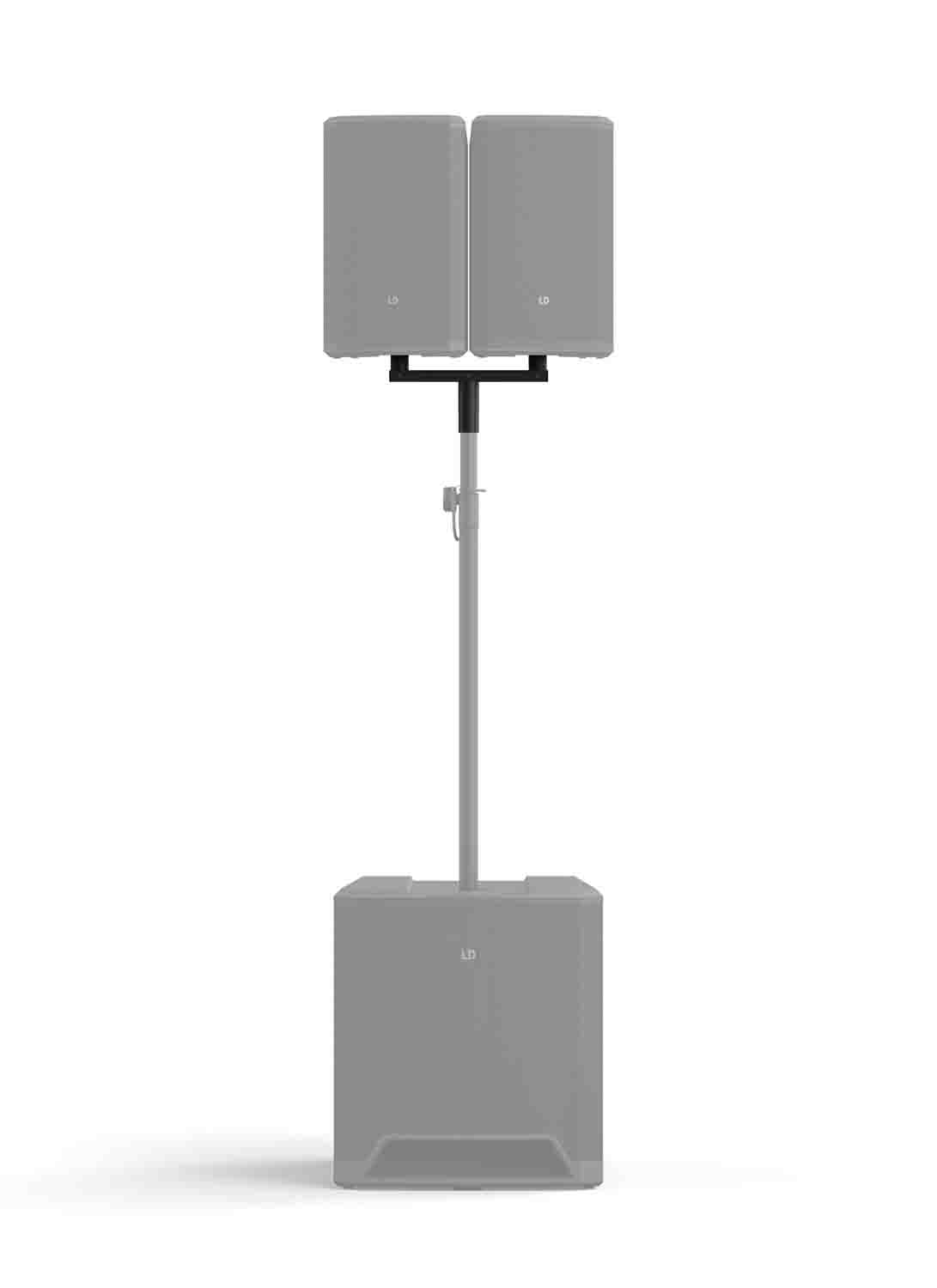 LD Systems DAVE G4X T-BAR L, Loudspeaker Mounting Fork for DAVE 12/15/18 G4X - Hollywood DJ