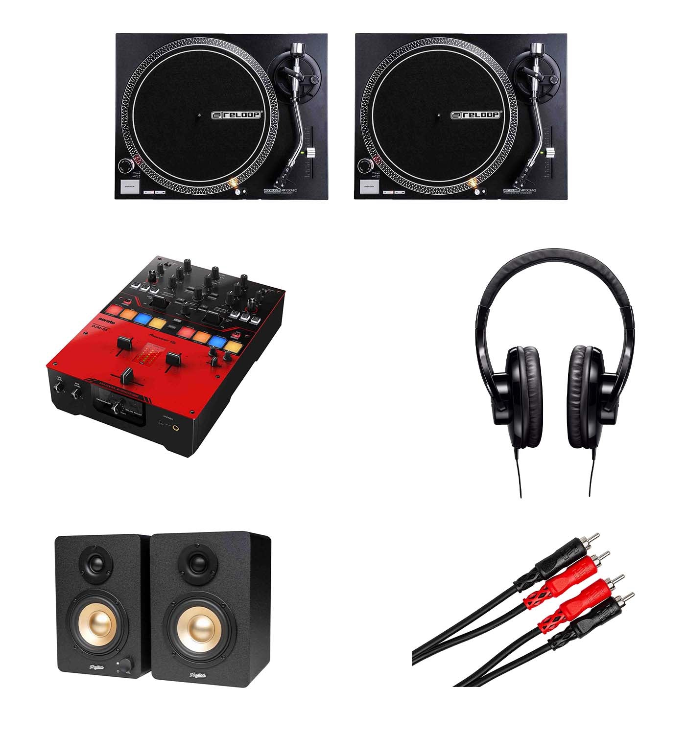 Serato Spinmaster Pioneer DJMS5 Turntable Starter Package - Hollywood DJ