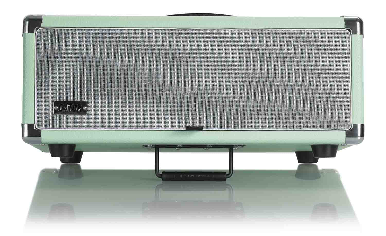 Gator Cases GR-RETRORACK-3SG Vintage Amp Vibe Rack Case – 3U Seafoam Green - Hollywood DJ