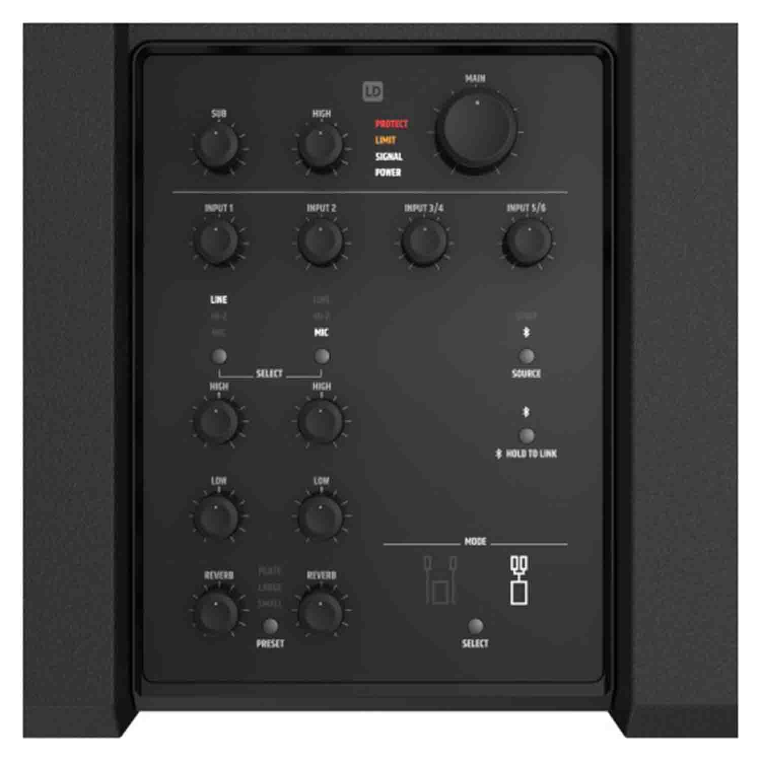 LD Systems DAVE 10 G4X Compact 2.1 Powered Sound System - Hollywood DJ