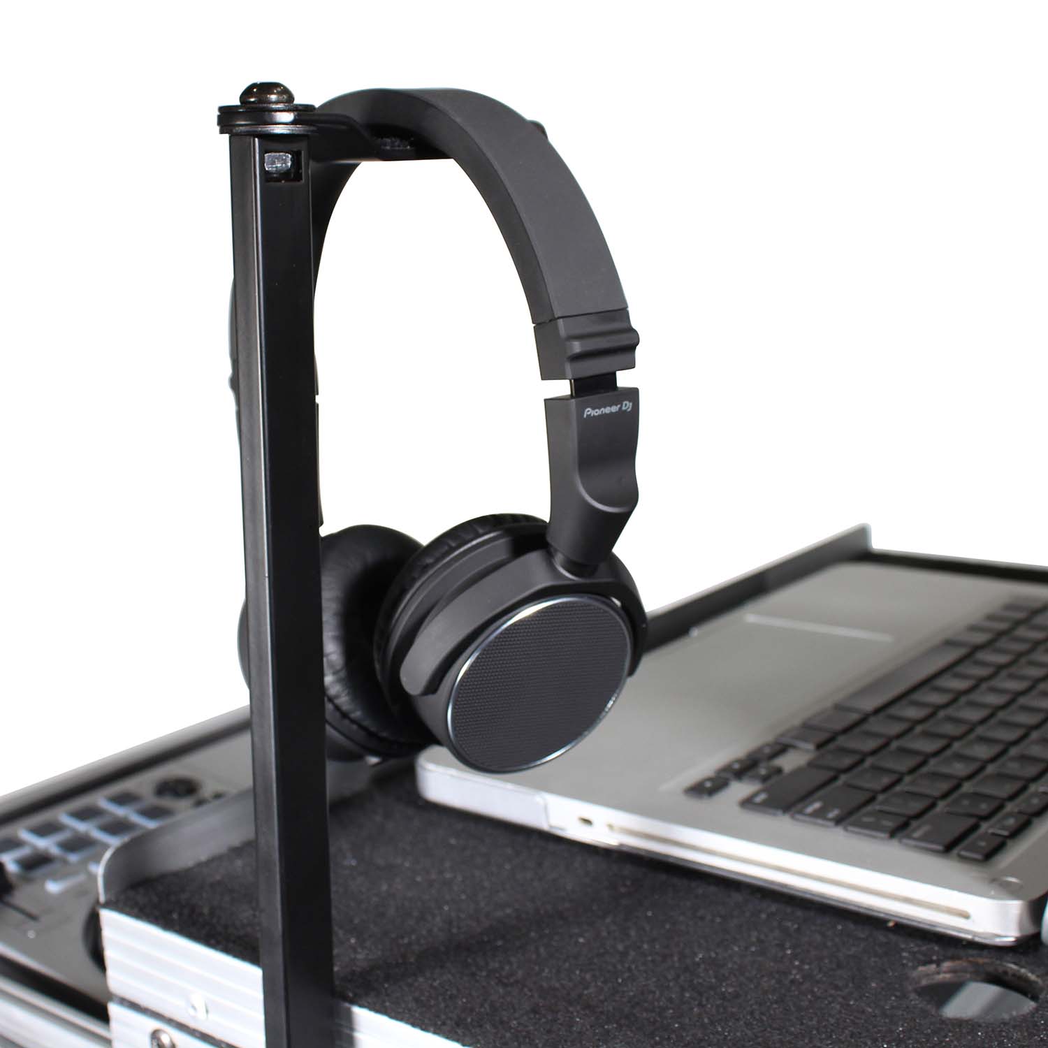 ProX X-HH815 Headphone Pole Stand for Cases 12" Shaft with Rotating Hook - Hollywood DJ