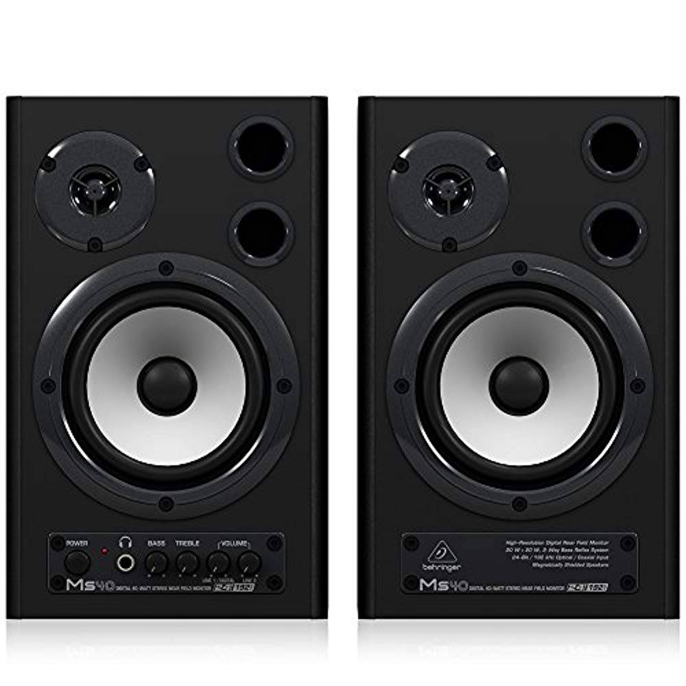 Behringer MS40, 40W Digital Stereo Near Field Monitor System - Hollywood DJ