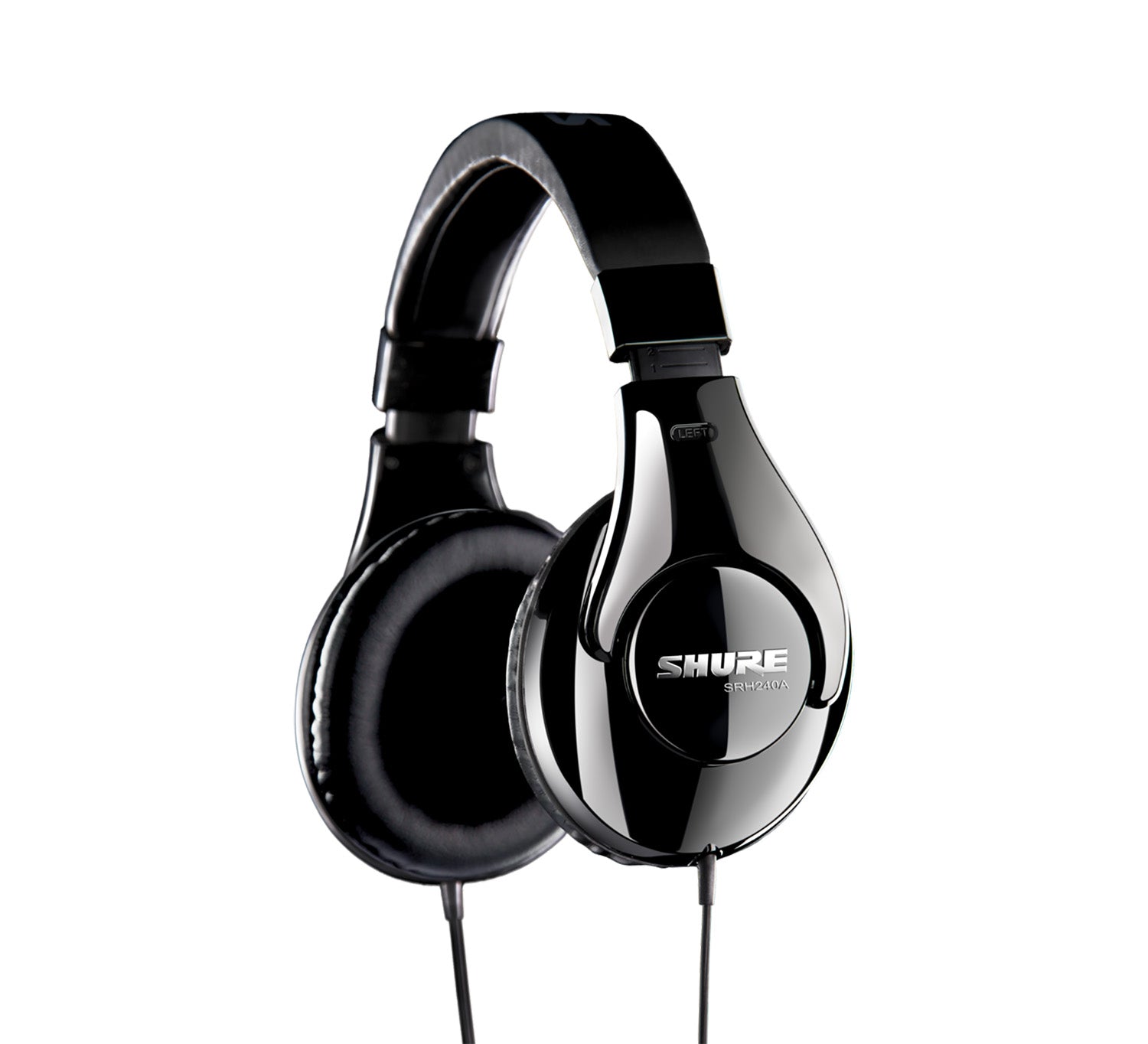 Shure SRH240A Professional Quality Headphones (Black) - Open Box - Hollywood DJ
