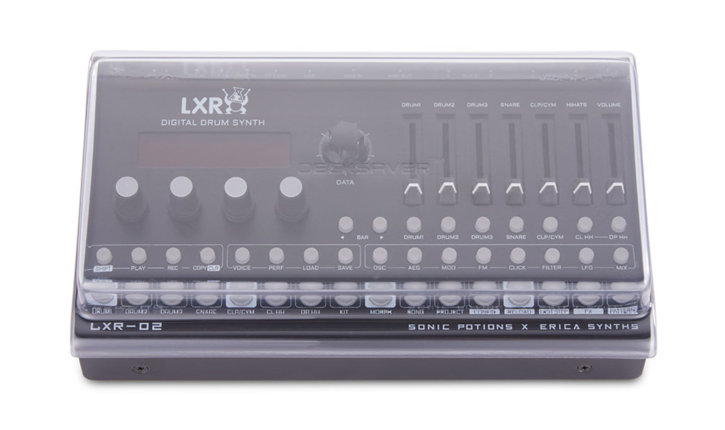 Decksaver DS-PC-DB01LXR02 Protection Cover for ERICA SYNTHS DB-01 AND LXR-02 - Hollywood DJ