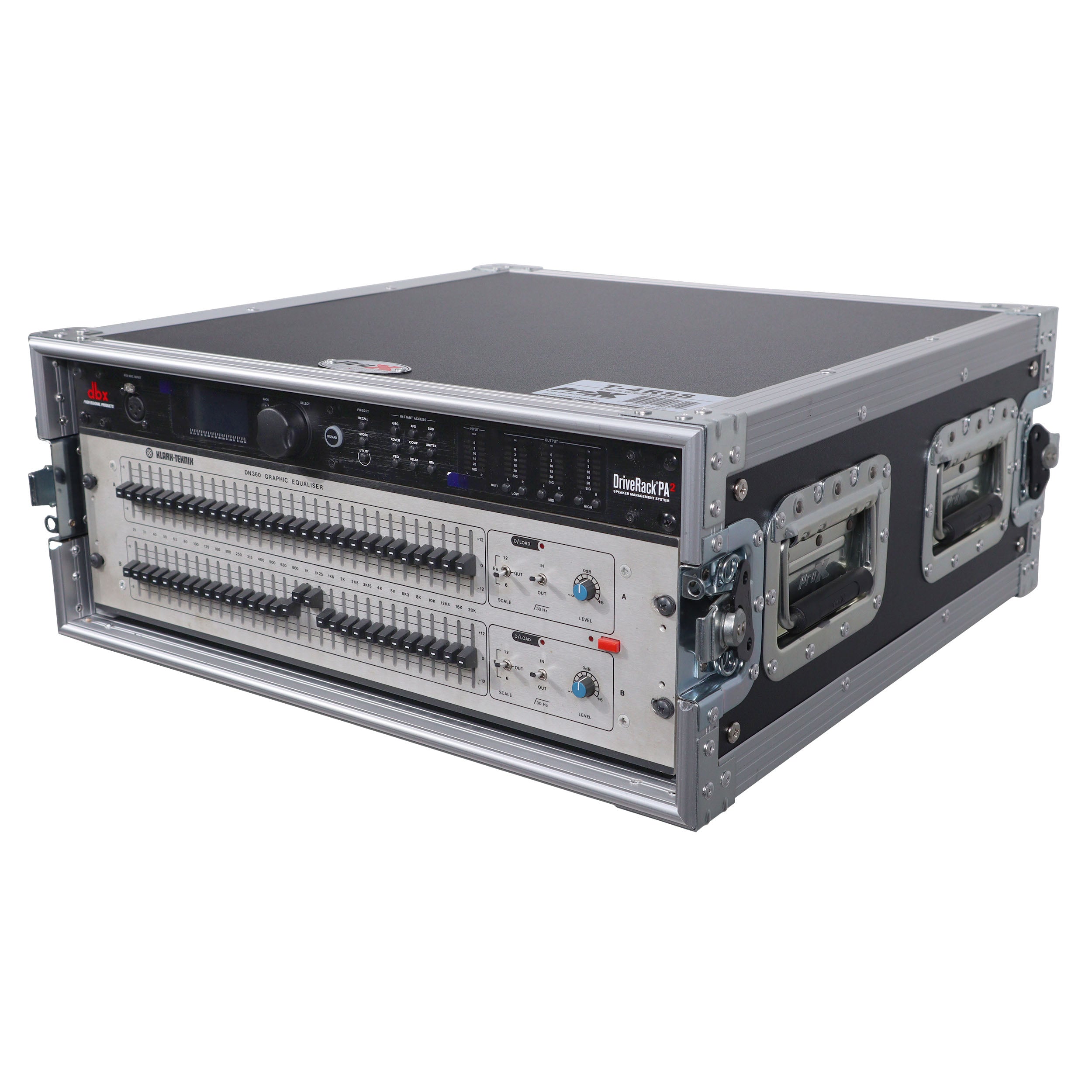 ProX T-4RSS 4U Space Amp Rack Mount ATA Style Flight Case - 19 Inch Depth by ProX Cases