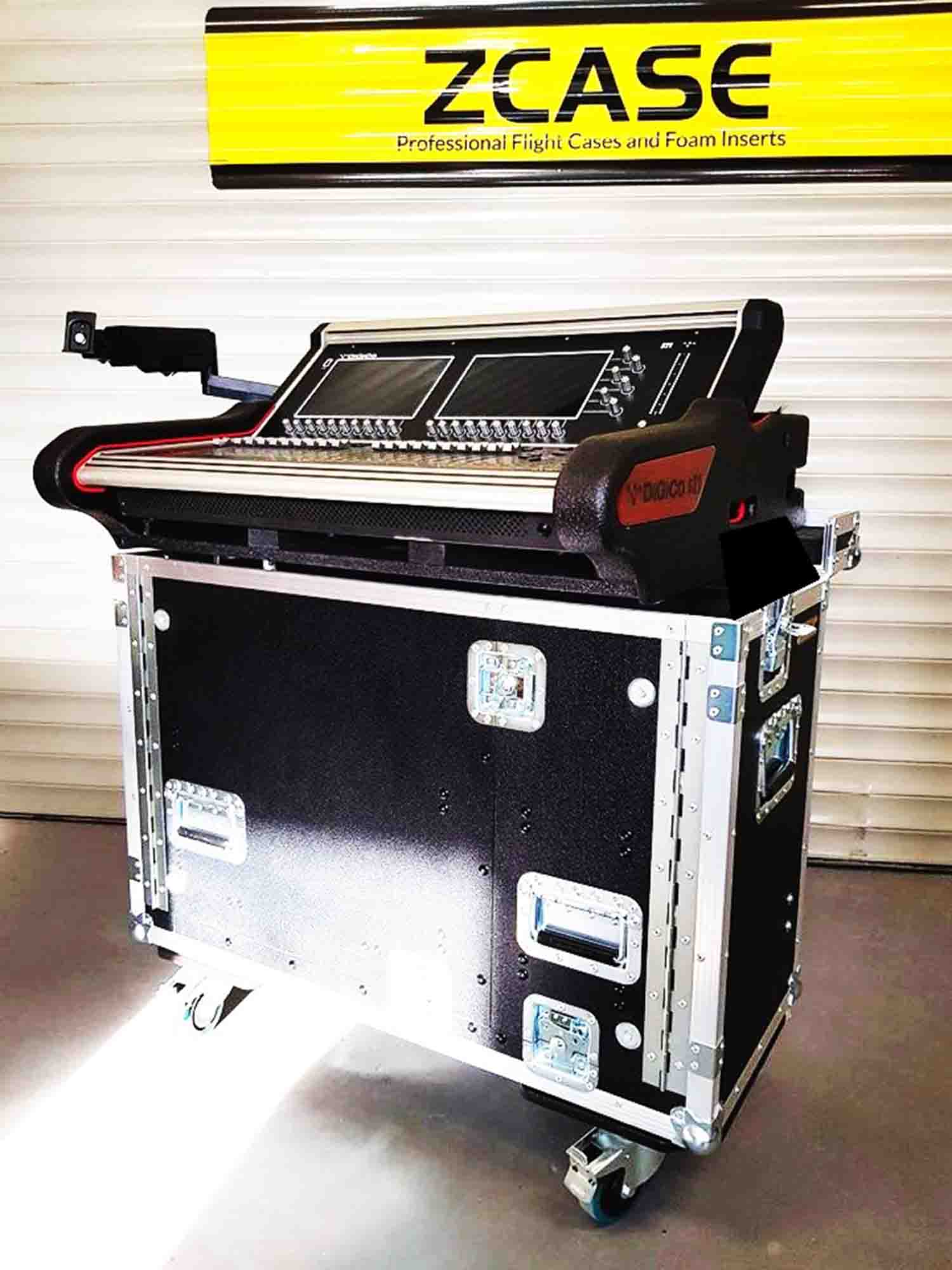 ProX XZF-DIG-S21D Easy Retracting Hydraulic Lift DJ Case for Digico SD21 Digital Mixing Console - Hollywood DJ