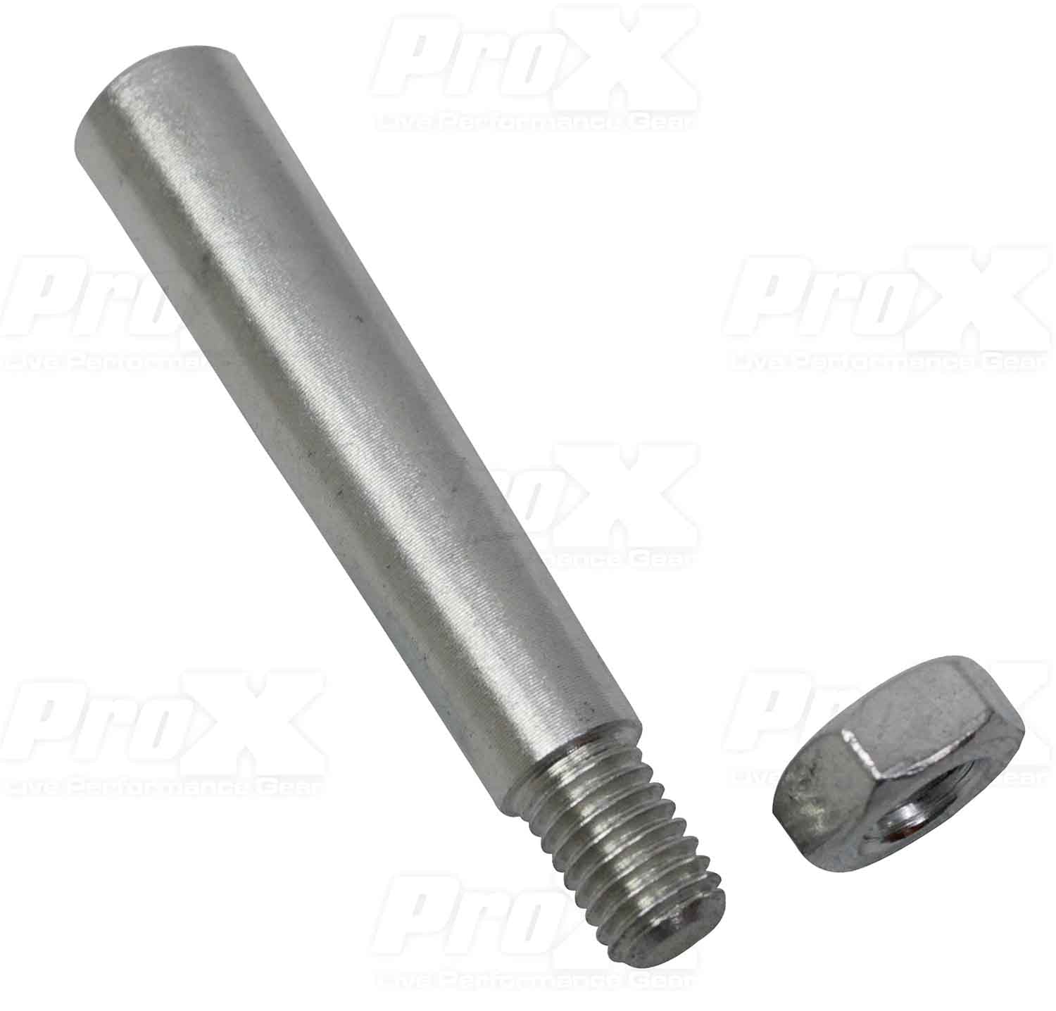 ProX XT-SPN12, 12 Pack Tapered Shear Pin with Threaded Tip and Nut for Conical Coupler - Hollywood DJ