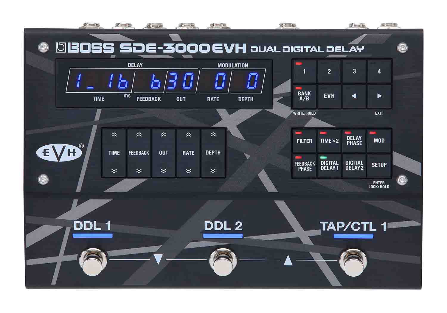 Open Box: Boss SDE-3000EVH Dual Digital Delay Pedal - Hollywood DJ