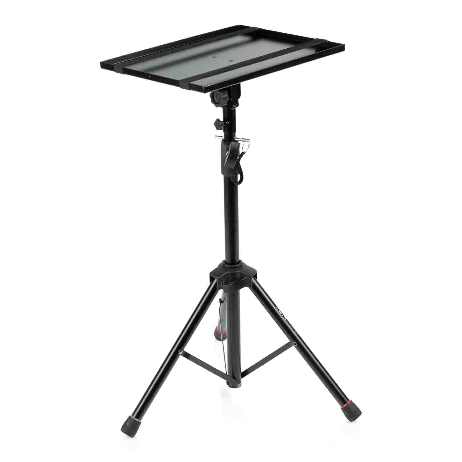 Gator Frameworks GFWLAPTOP1500 Laptop Stand - Projector Tripod Stand with Height and Tilt Adjustment - Hollywood DJ