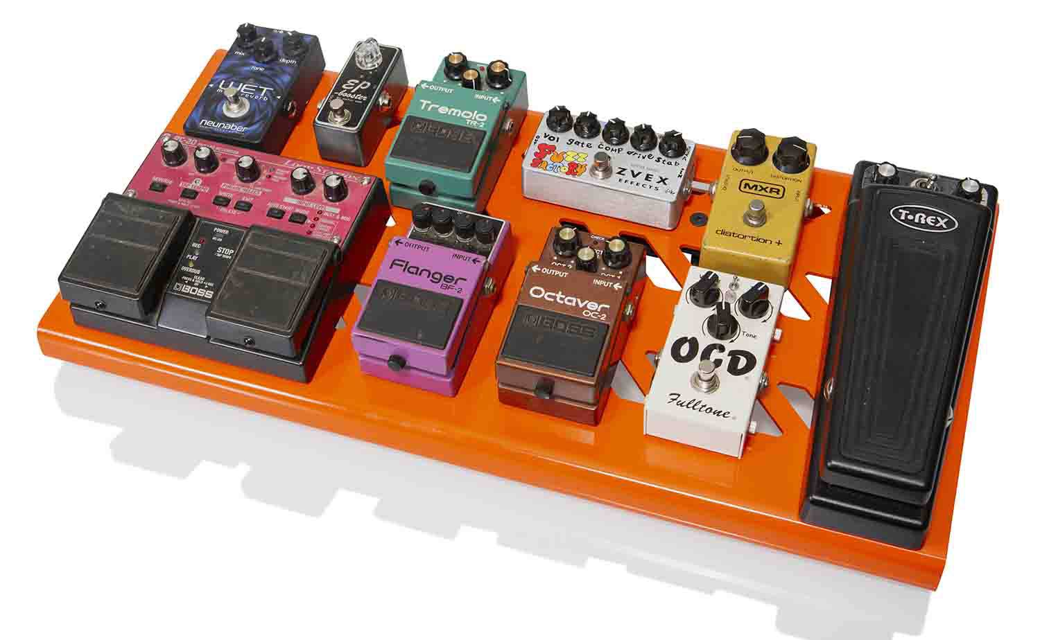 Gator Cases GPB-BAK-OR Large Pedal Board with Carry Bag - Orange - Hollywood DJ