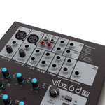 LD Systems VIBZ 6 D 6-Channel Mixing Console with DFX - Hollywood DJ