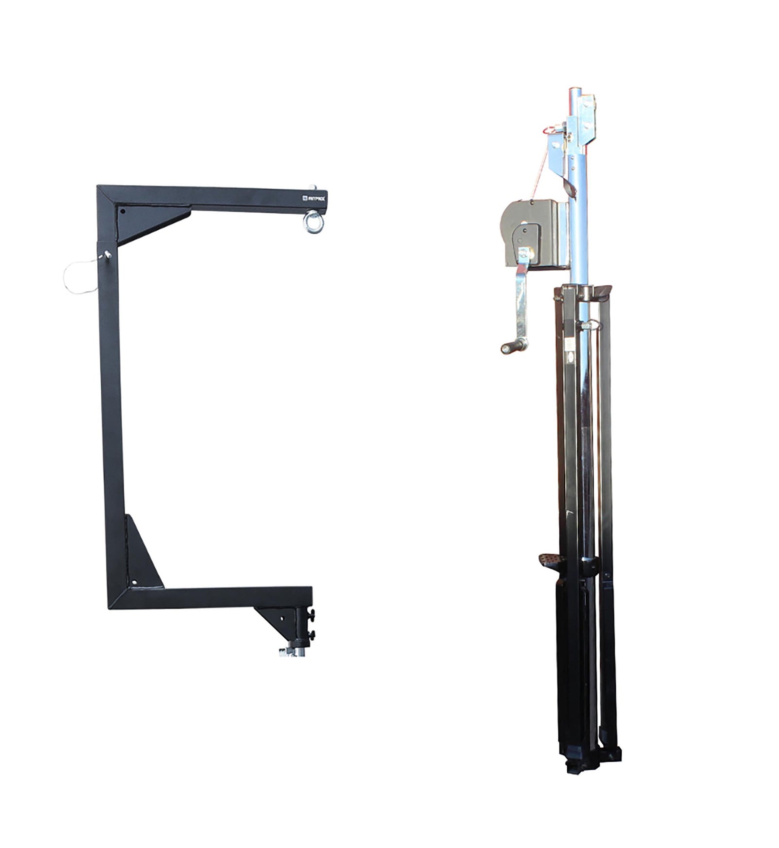 ProX XT-LA567-14FT220, Telescopic C-Shape Support for Small Line Array Speakers Max Load Incl XT-CRANK14FT220 Crank Stand by ProX Cases