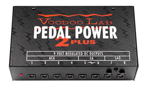 Voodoo Lab Pedal Power 2 Plus Isolated 8-output Guitar Pedal Power Supply - Hollywood DJ