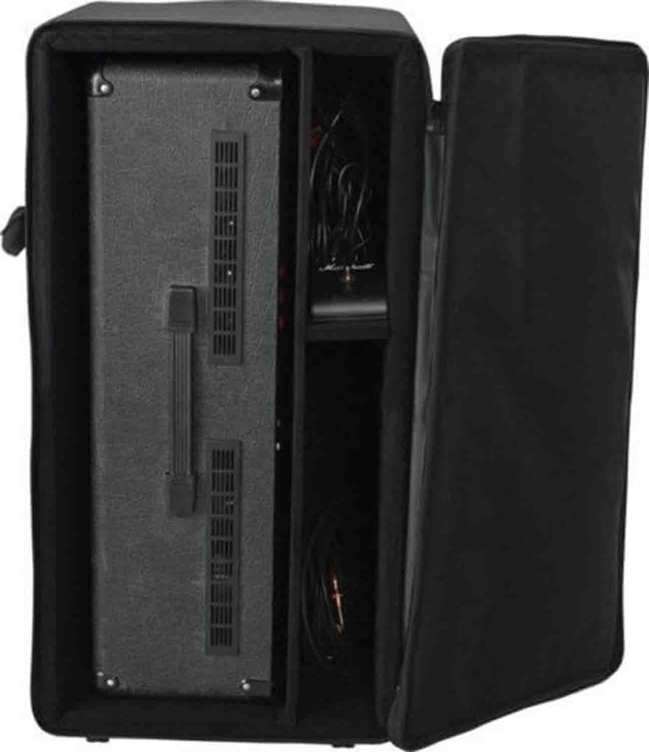 Gator Cases G-901 Amp Wooden Case with Wheels and Tow Handle for Amp Heads - Hollywood DJ