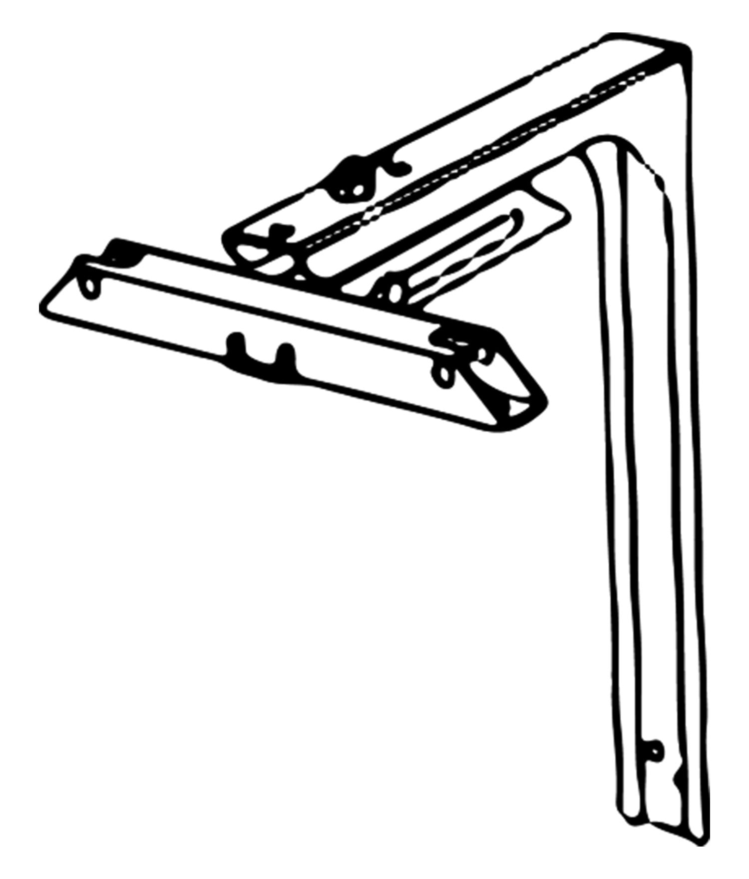 dB Technologies WB-LP1215V WHITE Vertical Bracket for LVX P12 and LVX P15 Installation - White - Hollywood DJ