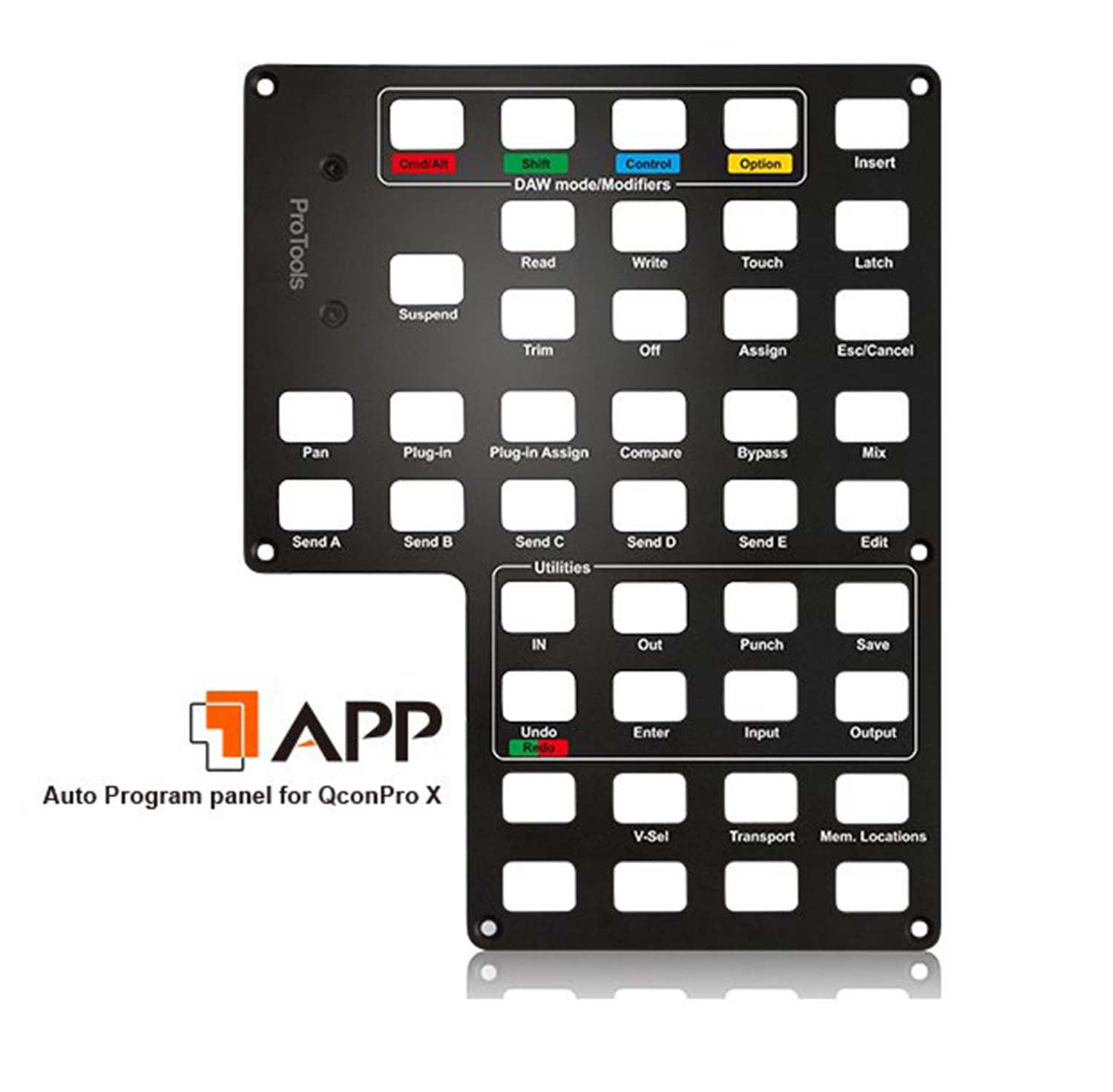 Icon Pro ICOA-APPPT, ProTools Auto-Detect Program Panel For QCon Pro X - Hollywood DJ