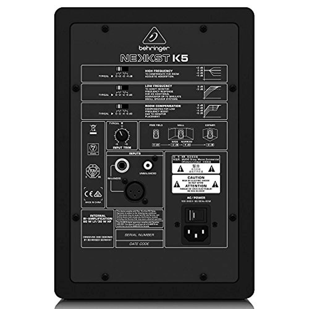 Behringer K-5 Audiophile Bi-Amped 5 Studio Monitor - Hollywood DJ