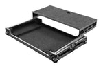 Odyssey FZGSDJC1L Universal Larger Medium / Large Size DJ Controller Flight Case with Glide Platform - Hollywood DJ