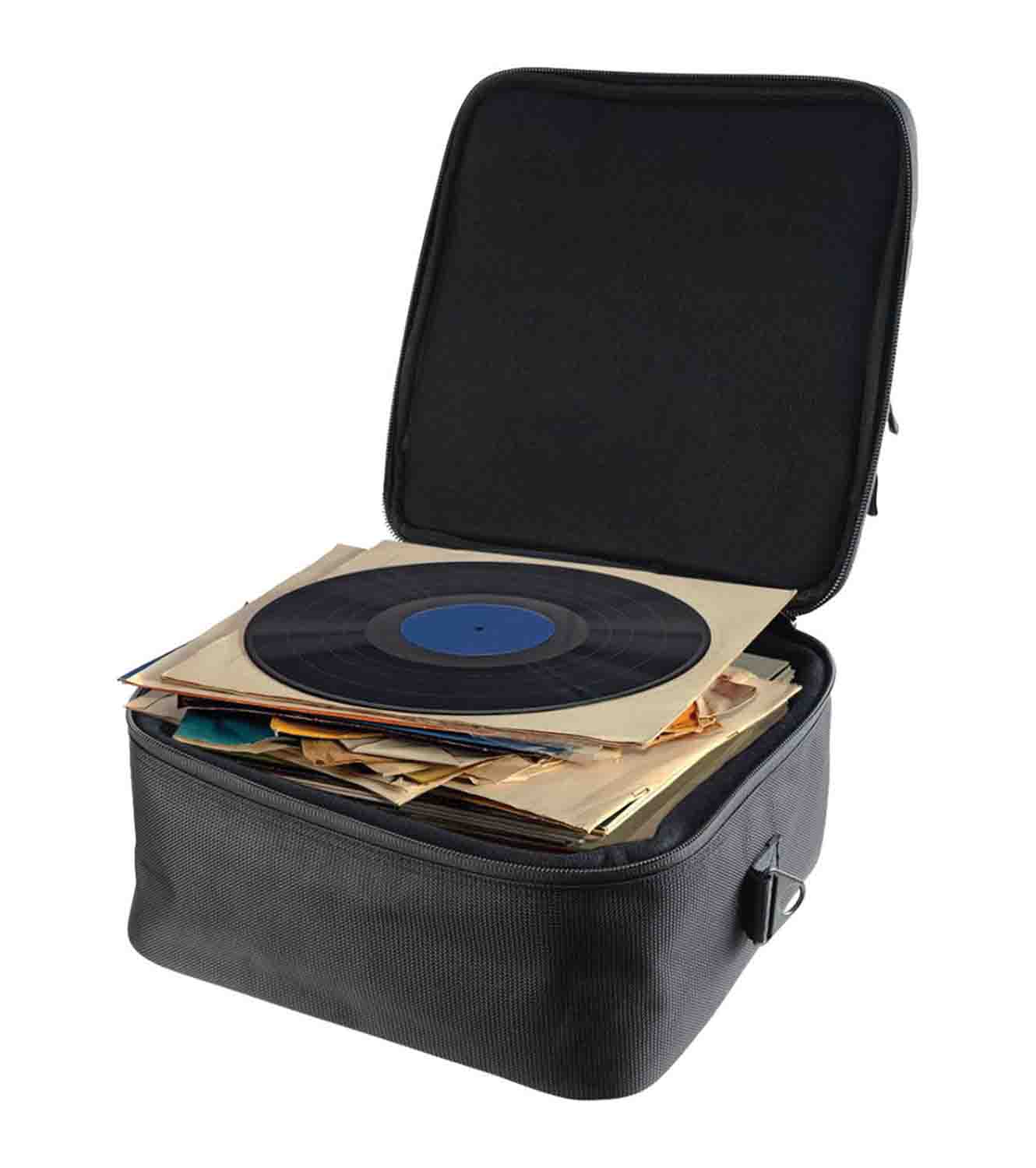 Gator Cases G-MIXERBAG-1212 Updated Padded Nylon DJ Bag for Mixer and DJ Equipment - 12″ X 12″ X 5.5″ - Hollywood DJ