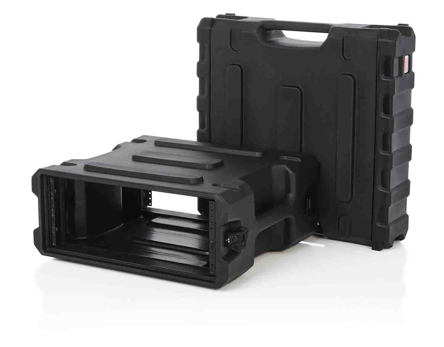 Gator Cases G-PRO-6U-19, 6U Deep Molded Audio Rack Case - 19 Inch - Hollywood DJ