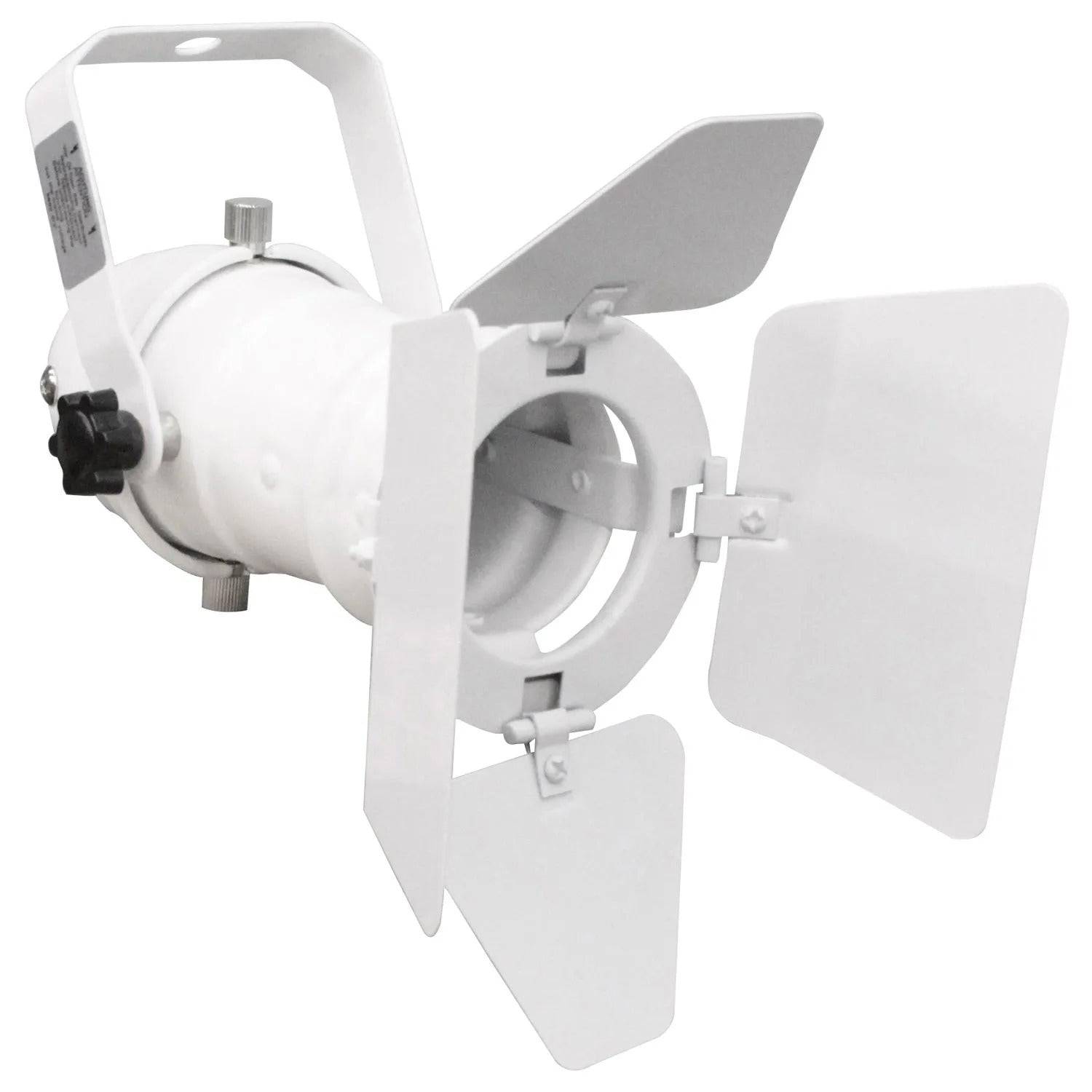 Odyssey LSPAR16BDW White Barn Door for Par 16 Light Fixtures - Hollywood DJ