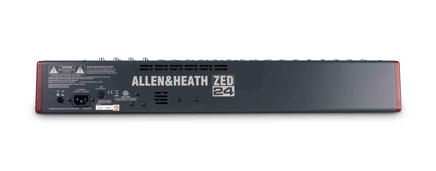 Allen & Heath ZED-24 Multipurpose Mixer for Live Sound and Recording - Hollywood DJ