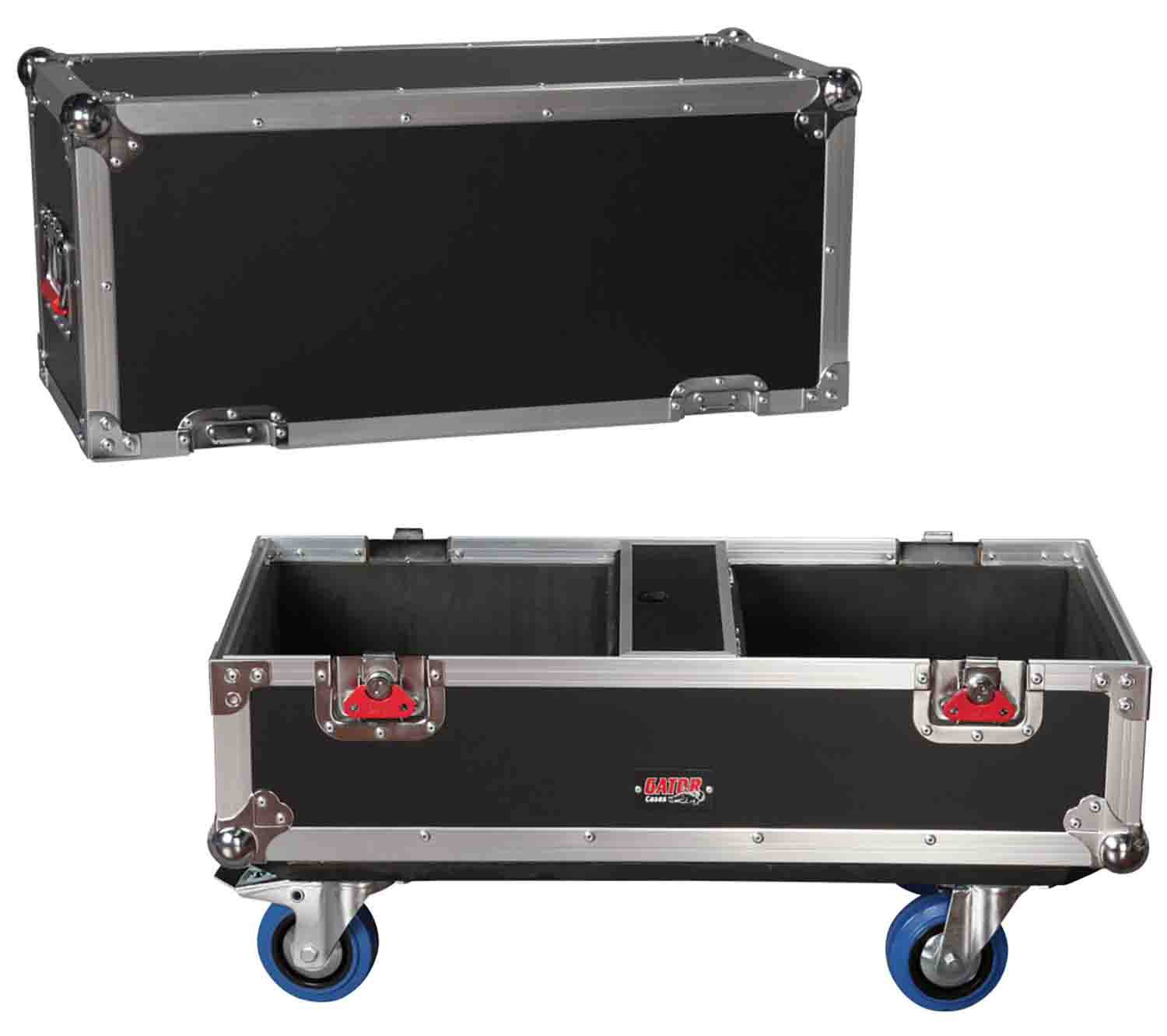 Gator Cases G-TOUR SPKR-2K8 Tour Style Transporter Case Two K8 Speakers - Hollywood DJ