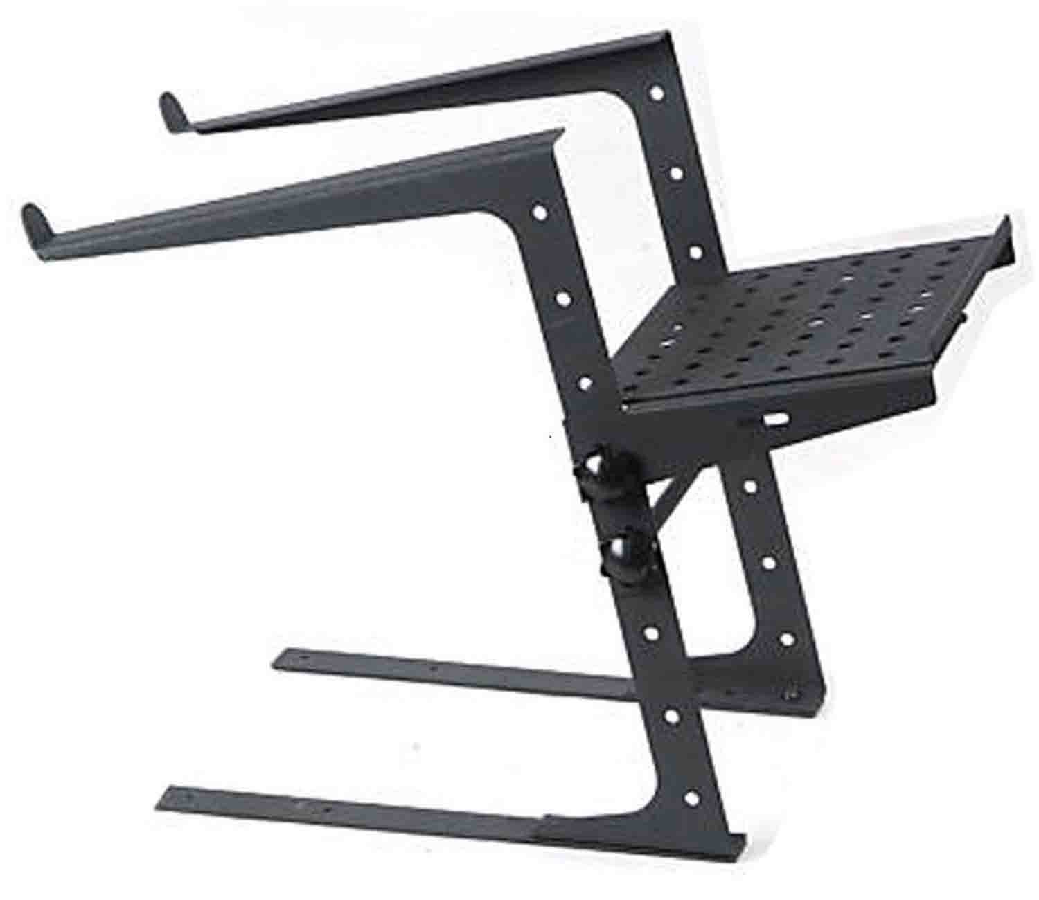 ProX T-ULPS200 Portable Laptop Stand with Adjustable Shelf - Black - Hollywood DJ