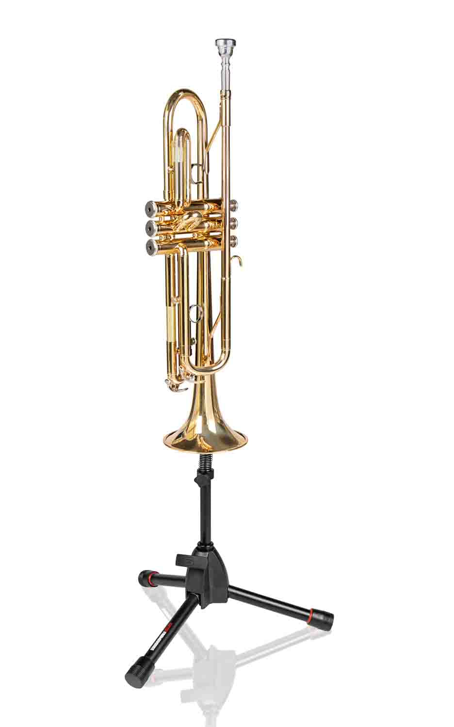 Gator GFW-BNO-TRUMPET, Tripod Stand for Standard-Size Trumpet - Hollywood DJ