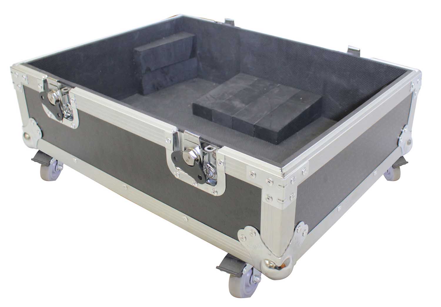 ProX X-RCF-HDL6ALAX2W, Line Array Flight Case for 2 RCF HDL6-A HDL26-A Speakers with Wheels - Hollywood DJ