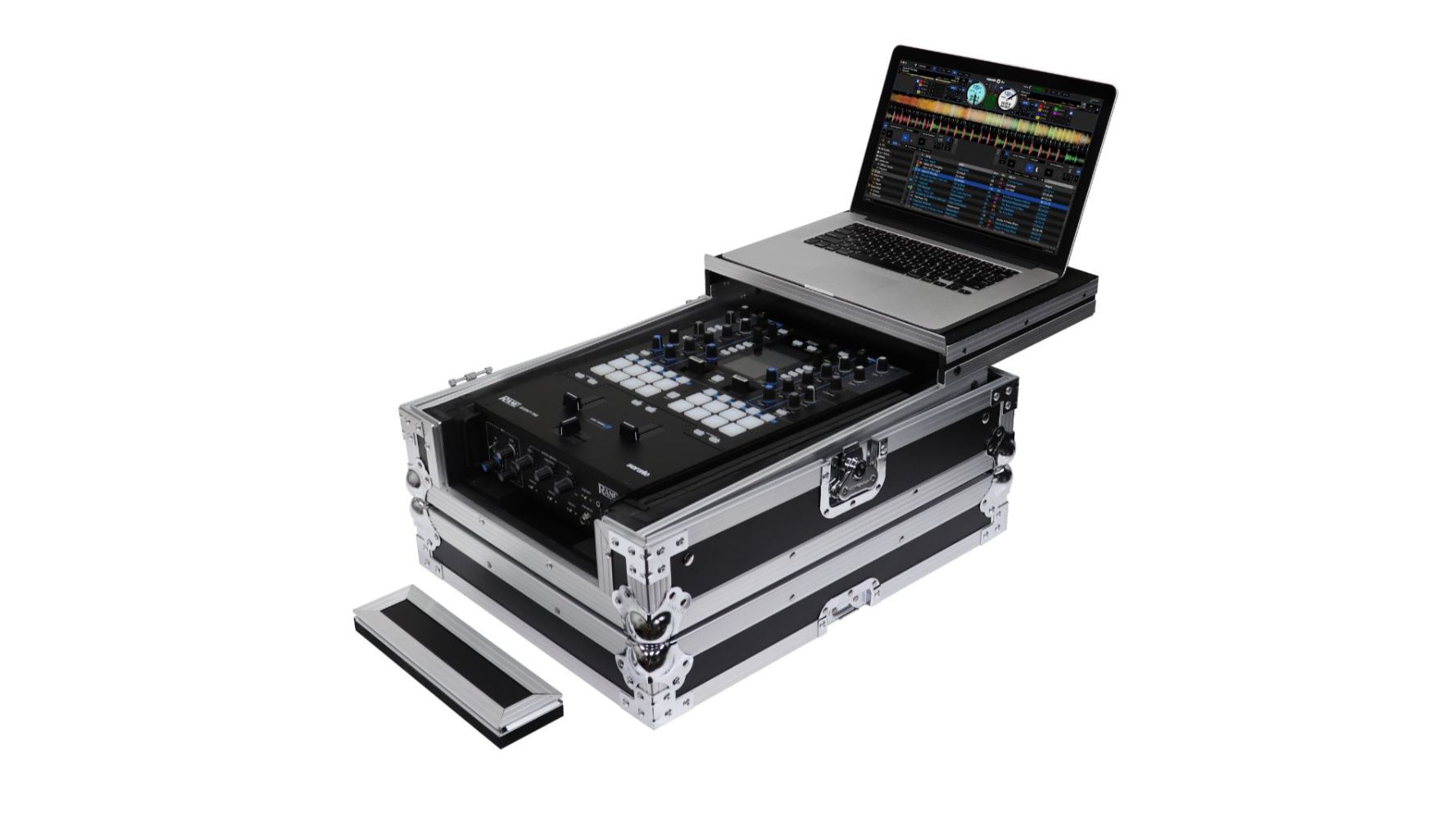 Open Box: Odyssey FZGS12MX1XD Flight Zone Low Profile Glide Style Series Universal 12" Format DJ Mixer Case - Hollywood DJ