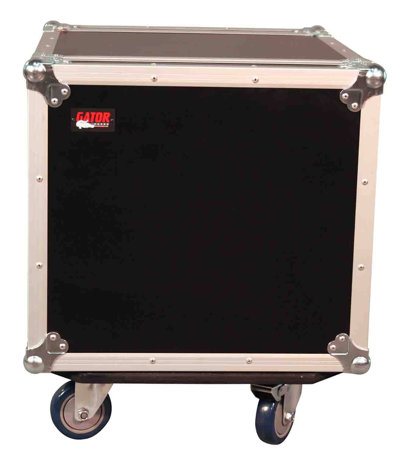 Gator Cases G-TOUR 10U CAST, 10U Standard Road Rack with Casters - Hollywood DJ