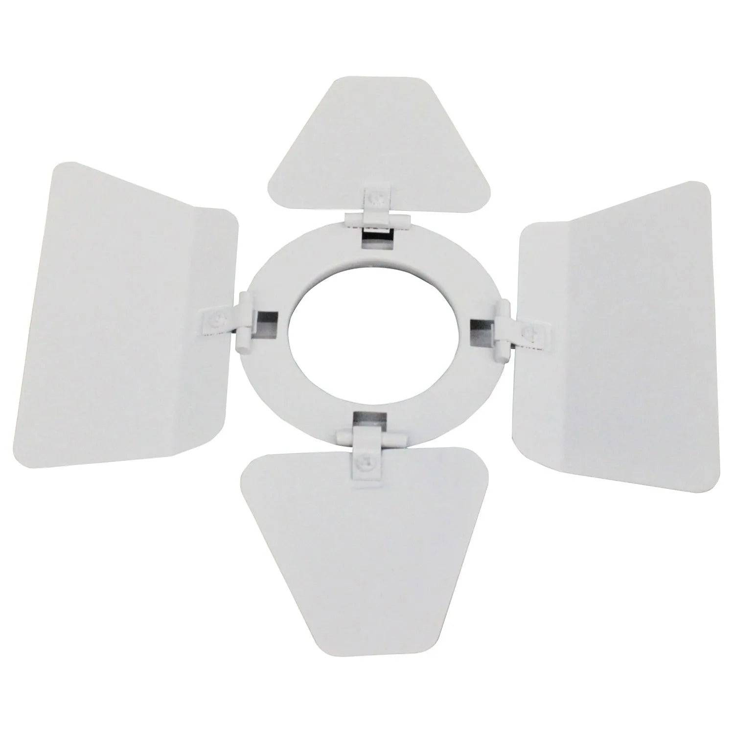 Odyssey LSPAR16BDW White Barn Door for Par 16 Light Fixtures - Hollywood DJ