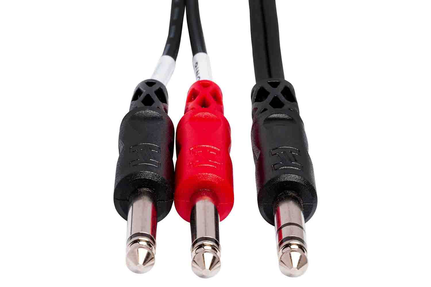 Hosa STP-202 Insert Cable1/4 in TRS to Dual 1/4 in TS – 2 Meter - Hollywood DJ
