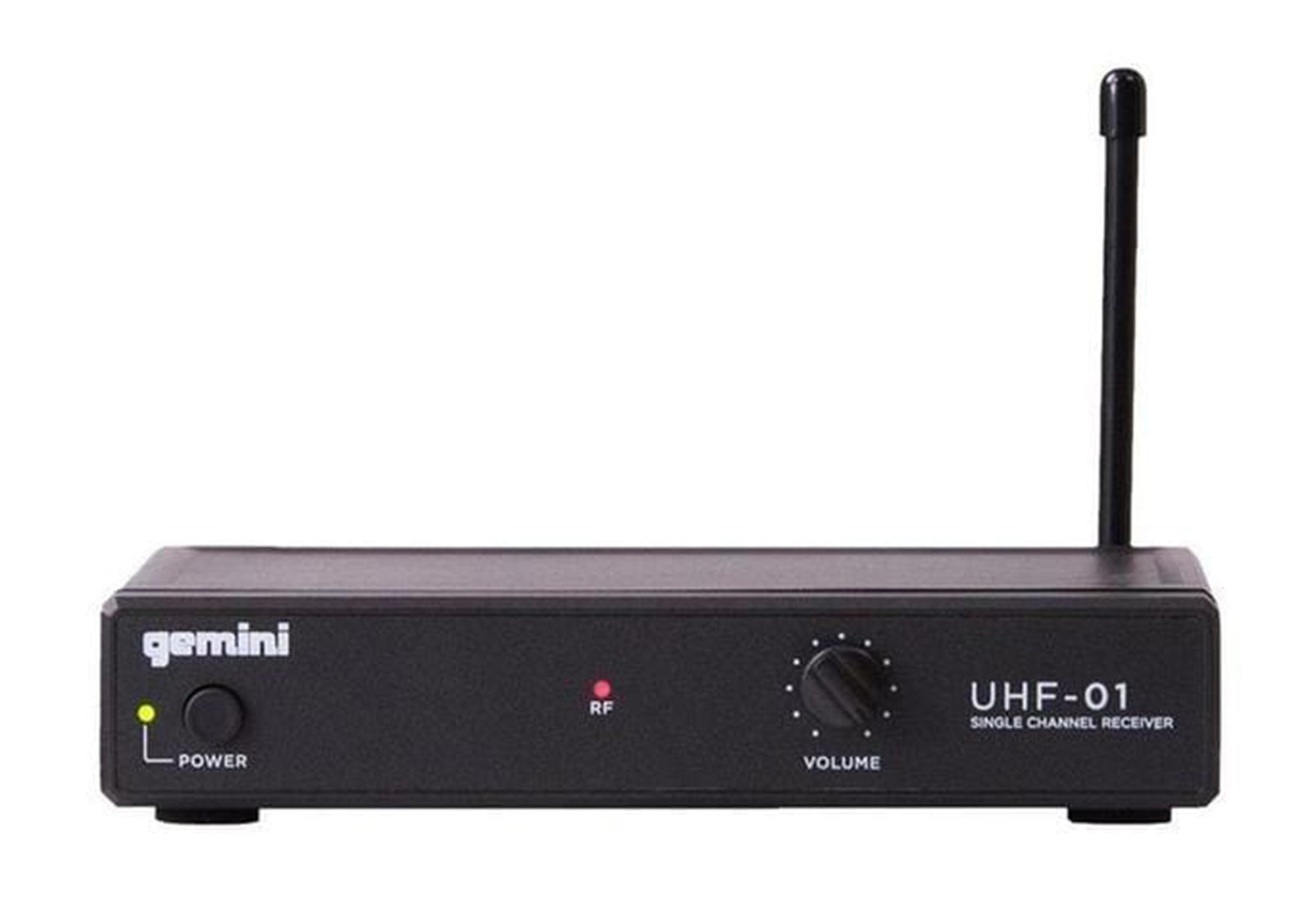 Gemini Sound UHF-01M-F2 Wireless Microphone System - Frequency: F2 521.5 - Hollywood DJ