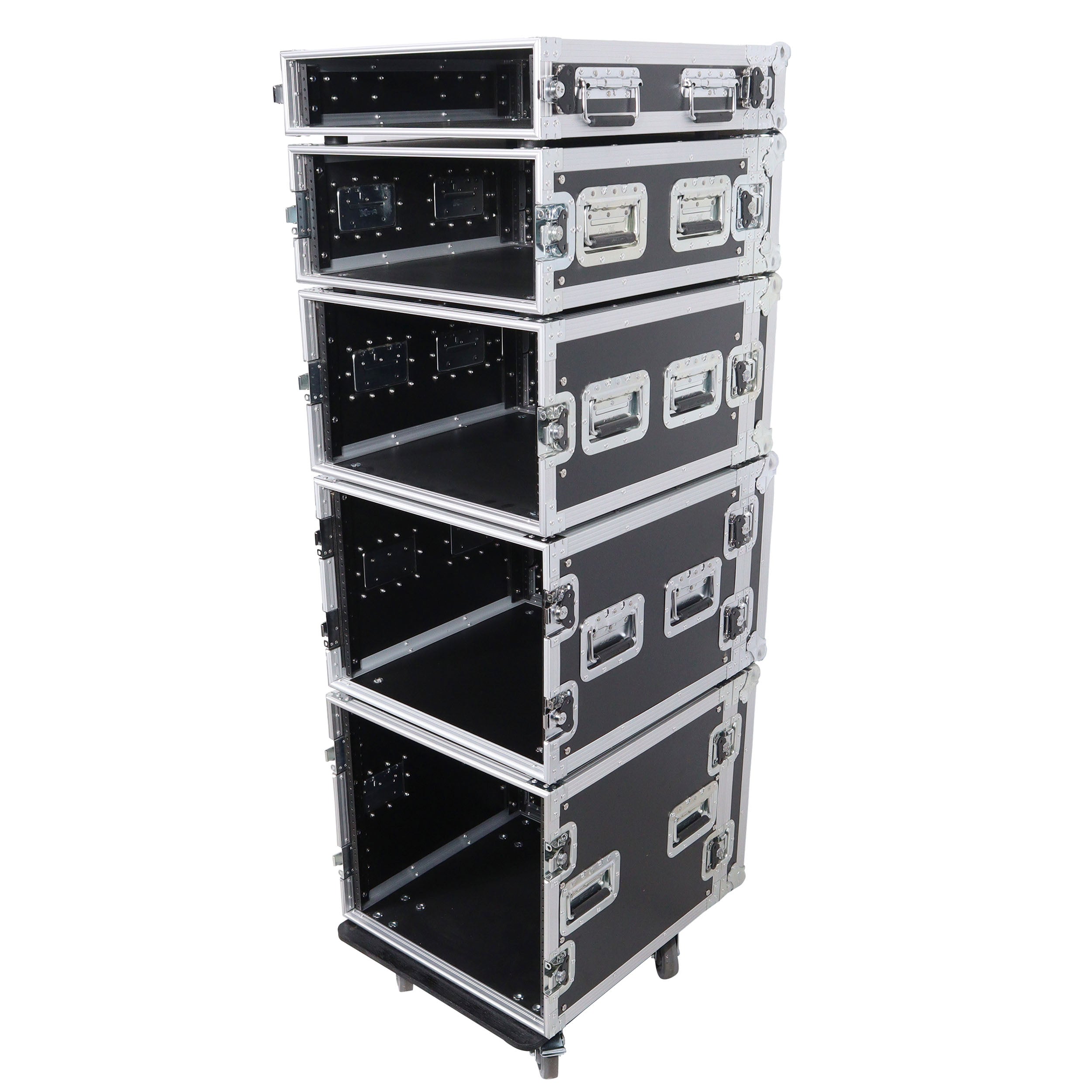 ProX T-4RSS 4U Space Amp Rack Mount ATA Style Flight Case - 19 Inch Depth by ProX Cases
